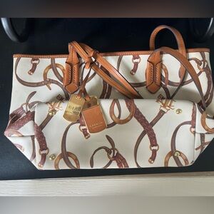 Lauren by Ralph Lauren equestrian style handbag